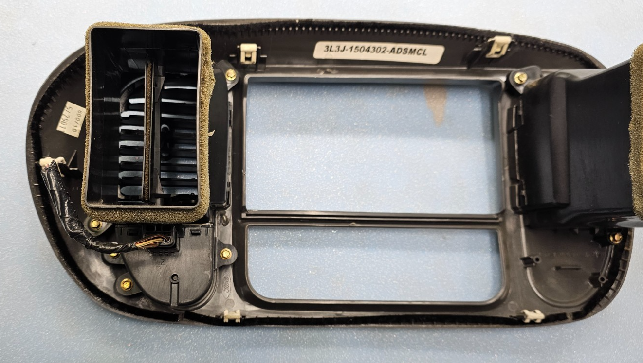 🔥1999-2003 FORD F150 F250 Expedition Dash Climate Control Radio Bezel BLACK OEM