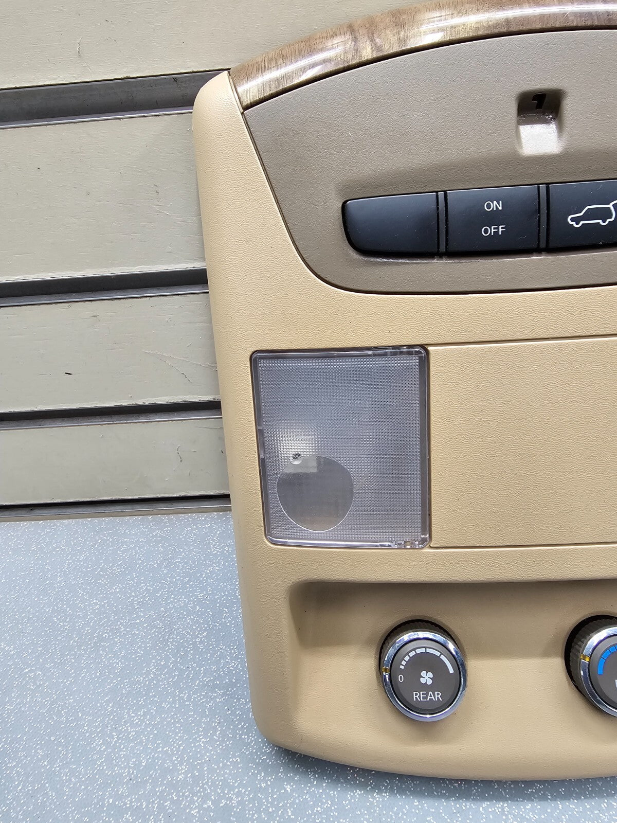 🔥07-09 Quest Overhead Console Liftgate Dome Map Light Door Climate Control Tan