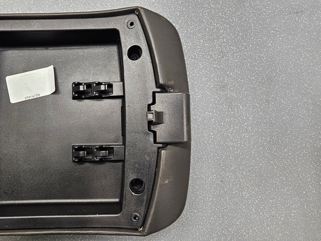🔥06-15 Frontier Xterra Center Console Door Lid Armrest Top Pad Storage Black