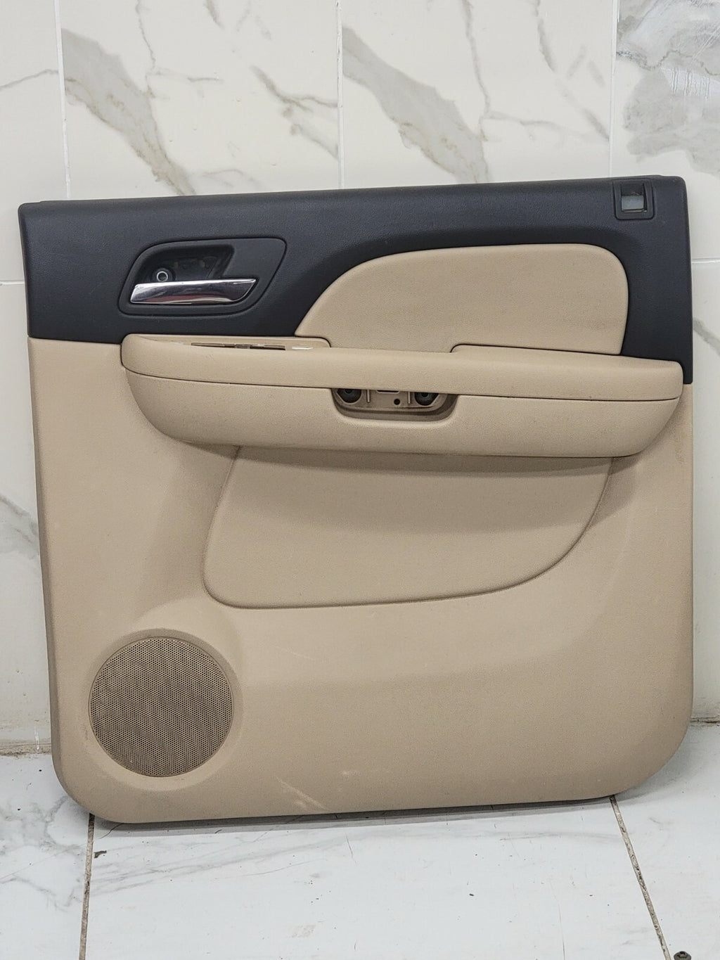 🔥07-13 CHEVY SILVERADO 1500 REAR PASSENGER INTERIOR DOOR TRIM PANEL Tan brown