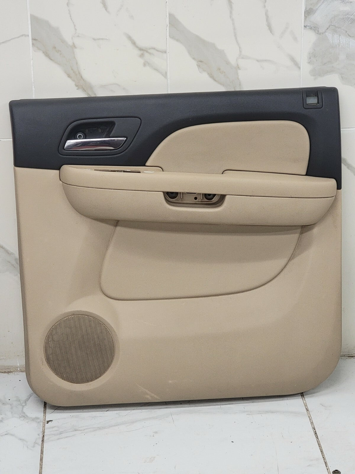 🔥07-13 CHEVY SILVERADO 1500 REAR PASSENGER INTERIOR DOOR TRIM PANEL Tan brown