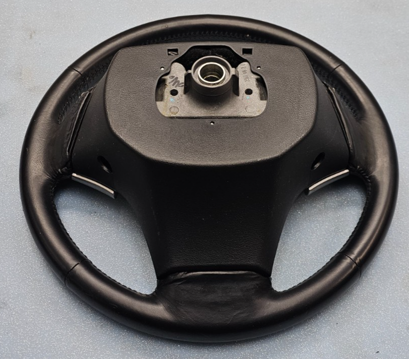 🔥07-09 Elantra Left Driver Steering Column Wheel Cruise Control Leather Black