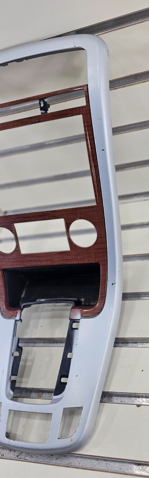 🔥07-09 Equinox Center Dash Radio Climate Surround Bezel Trim SILVER/WOOD B43