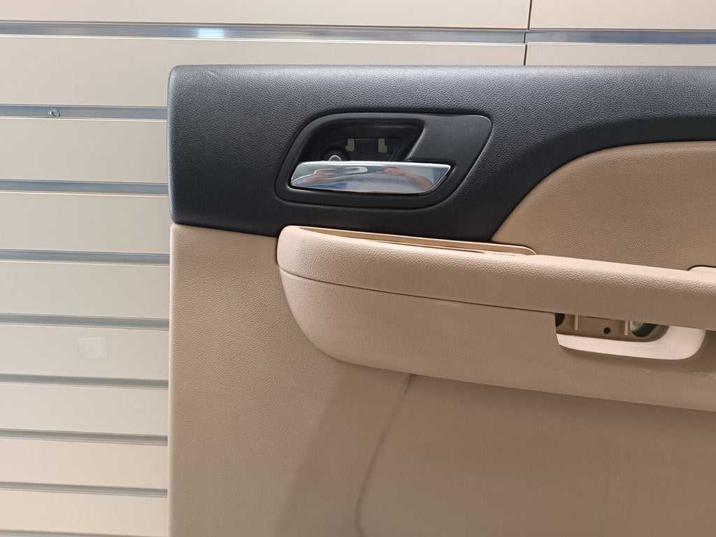 🔥07-13 CHEVY SILVERADO 1500  INTERIOR DOOR TRIM PANEL  BACK right TAN auto