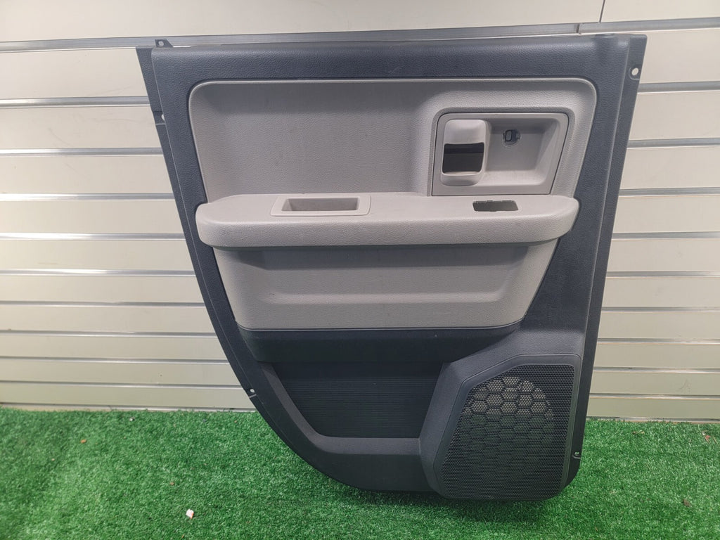 🔥13-18 DODGE RAM 1500 REAR LEFT SIDE INTERIROR DOOR PANEL COVER TRIM OEM BLACK