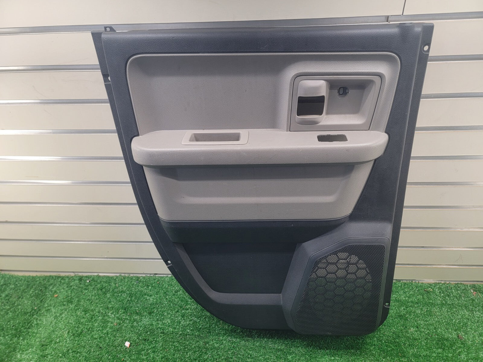 🔥13-18 DODGE RAM 1500 REAR LEFT SIDE INTERIROR DOOR PANEL COVER TRIM OEM BLACK
