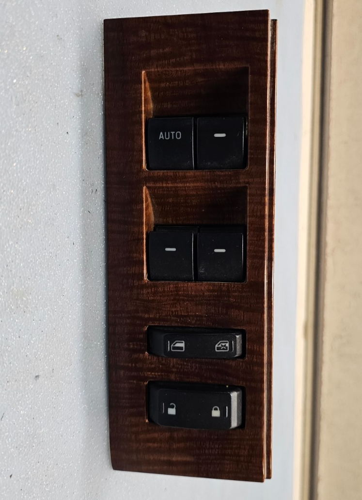 🔥06-10 EXPLORER MOUNTAINEER FRONT LEFT DRIVER MASTER WINDOW LOCK SWITCH WOOD