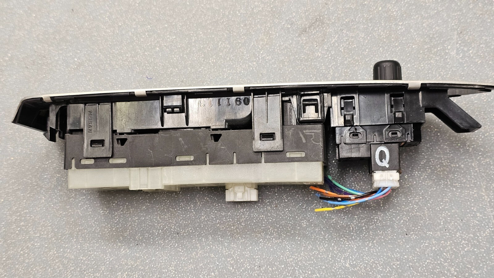 🔥09-14 MURANO LEFT DRIVER MASTER LOCK ELECTRIC WINDOW MIRROR SWITCH SILVER OEM
