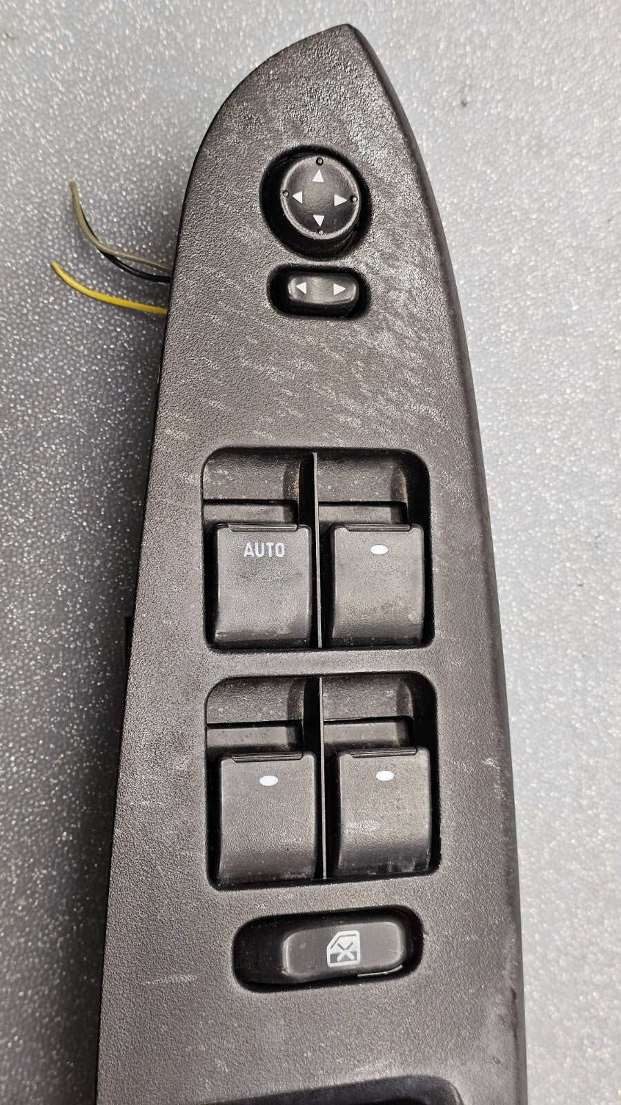 🔥09-16 CHEVY IMPALA LEFT DRIVER MASTER POWER DOOR WINDOW SWITCH BEZEL BLACK
