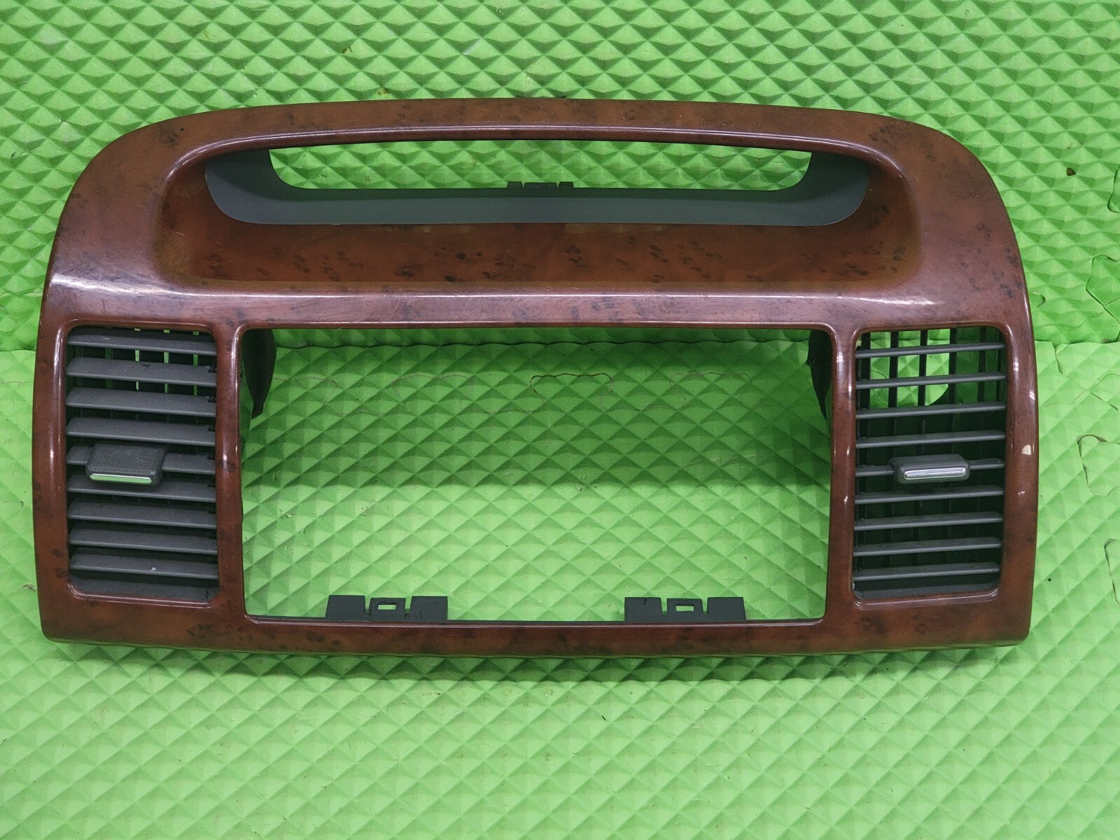 🔥02-06 Toyota CAMRY Radio Dash Trim Bezel Surround Air Vents WOODGRAIN v2 B25