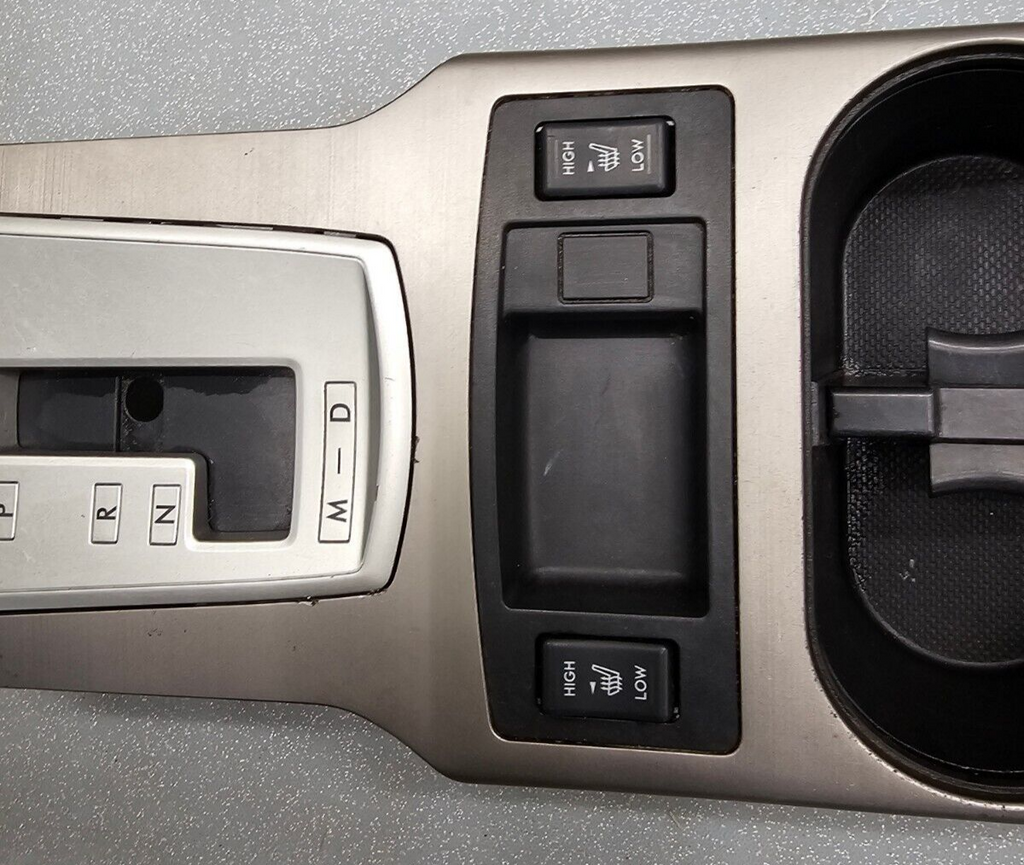 🔥10-14 Legacy Outback Gear Shifter Trim Bezel Console Selector Gray/Silver