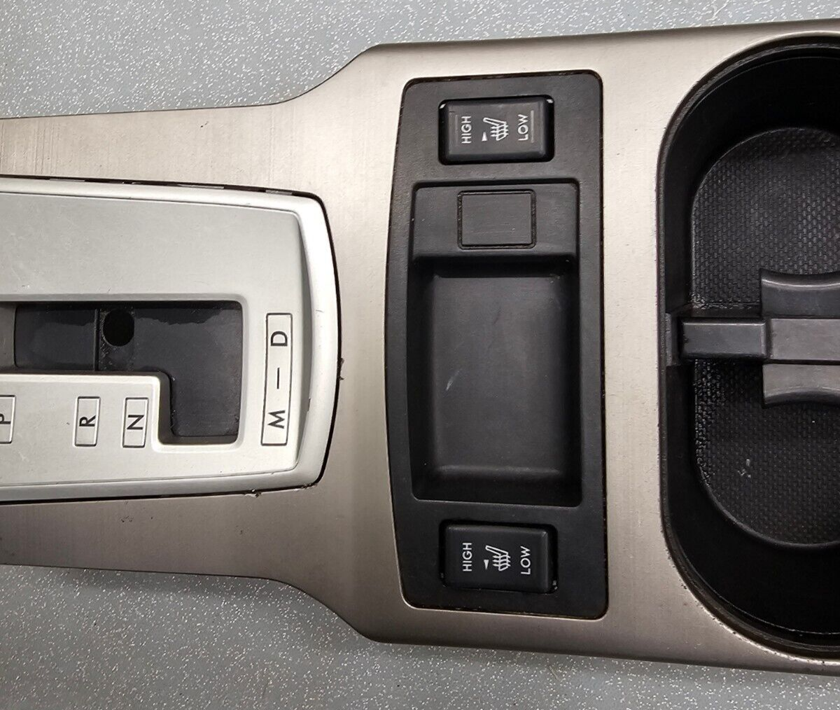 🔥10-14 Legacy Outback Gear Shifter Trim Bezel Console Selector Gray/Silver