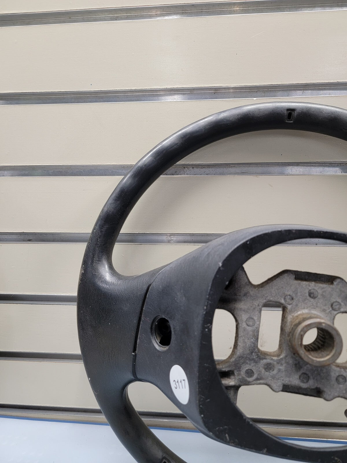 🔥1997-2003 Ford F-150 Leather Steering Wheel Cruise Dash Black