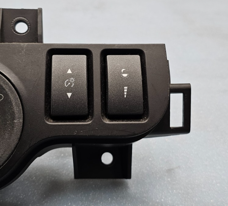 🔥09-12 Lincoln MKS HEADLIGHT SWITCH TRUNK BUTTON DIMMER CONTROL BLACK