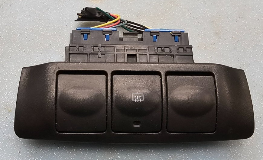 🔥96-99 SATURN SC SL SW Rear Window Defogger Switch traction control Black OEM