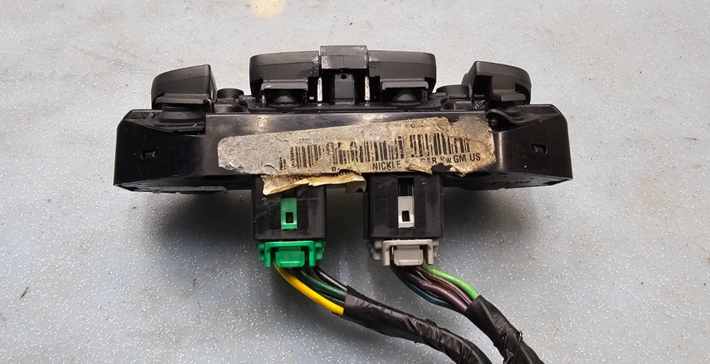 🔥07-08 Equinox Front Left Driver Master Door Window Power Switch Assembly Gray
