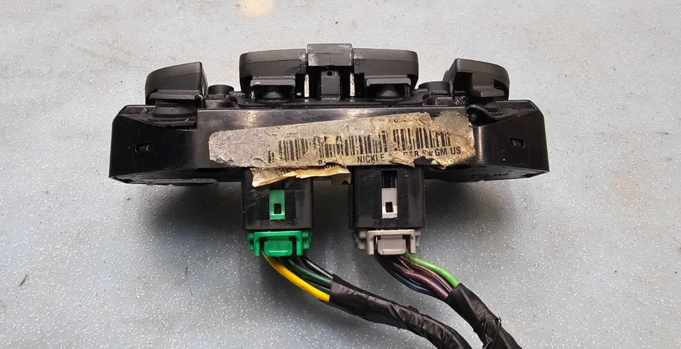 🔥07-08 Equinox Front Left Driver Master Door Window Power Switch Assembly Gray