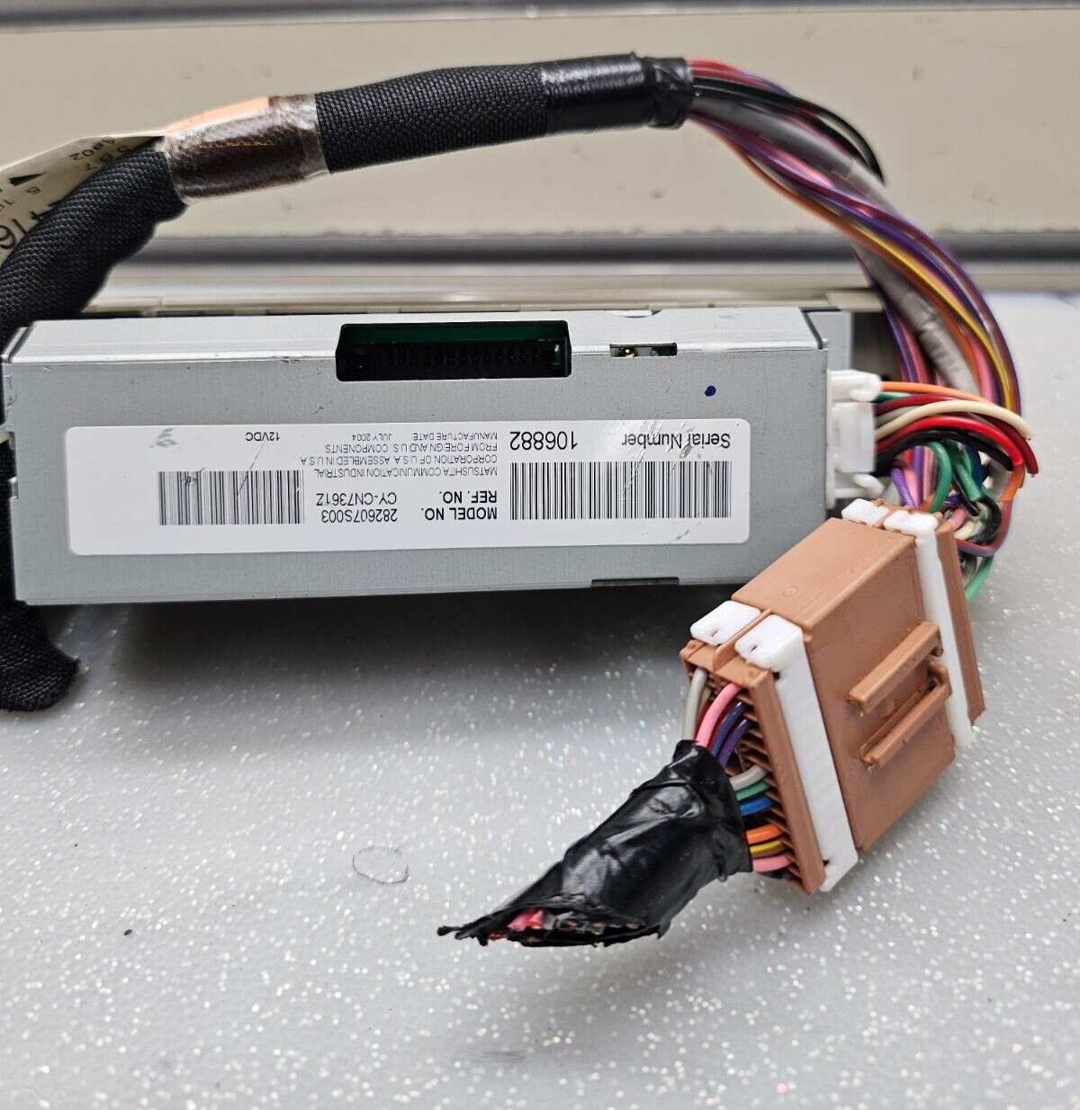 🔥2004 - 2007 INFINITI QX56 Rear Audio Radio Control Panel