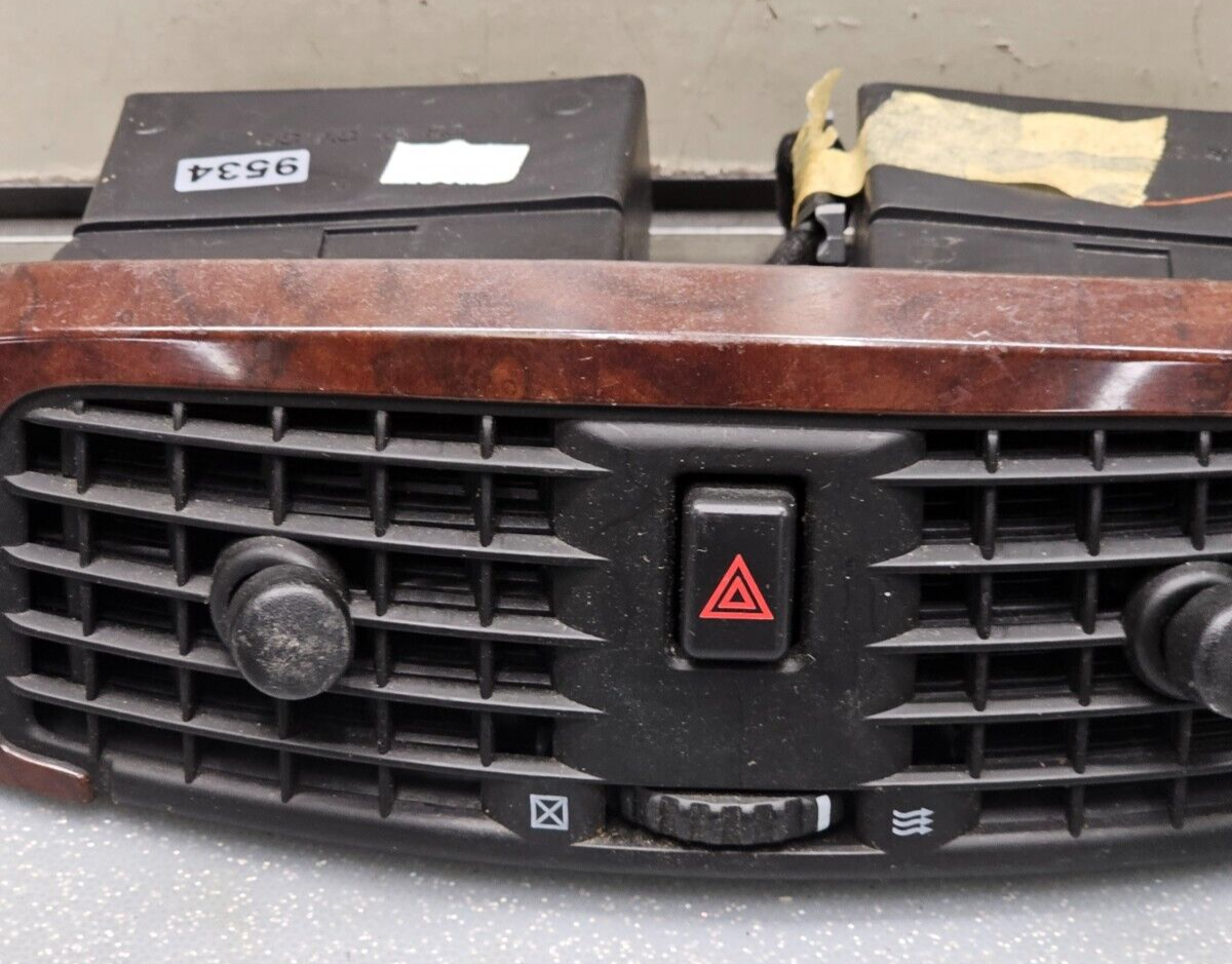 03-07 CADILLAC CTS SRX CENTER DASH AIR VENT HEATER CONDITIONING BEZEL TRIM WOOD
