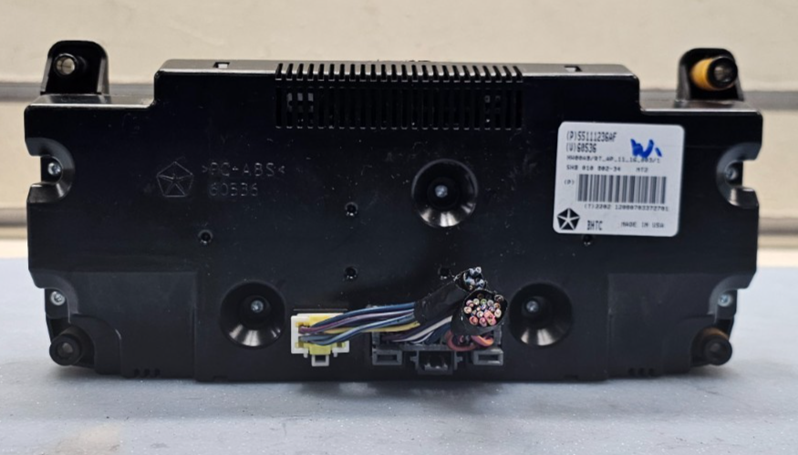 12-14 Caravan Town Country Dash Temperature Climate Control AC Heater HVAC Panel