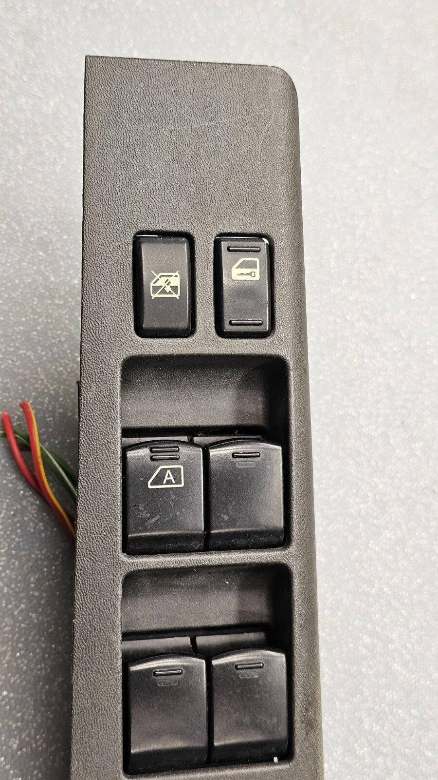 06-21 Frontier Xterra Left Driver Power Master Window Door Control Switch Black