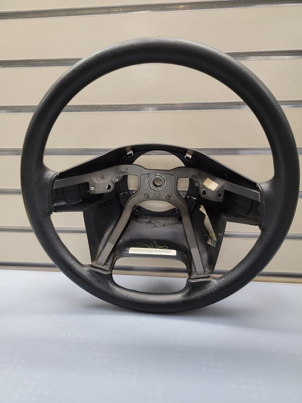 🔥2003-2006 Jeep TJ Wrangler Black LEATHER Steering Wheel Factory Black