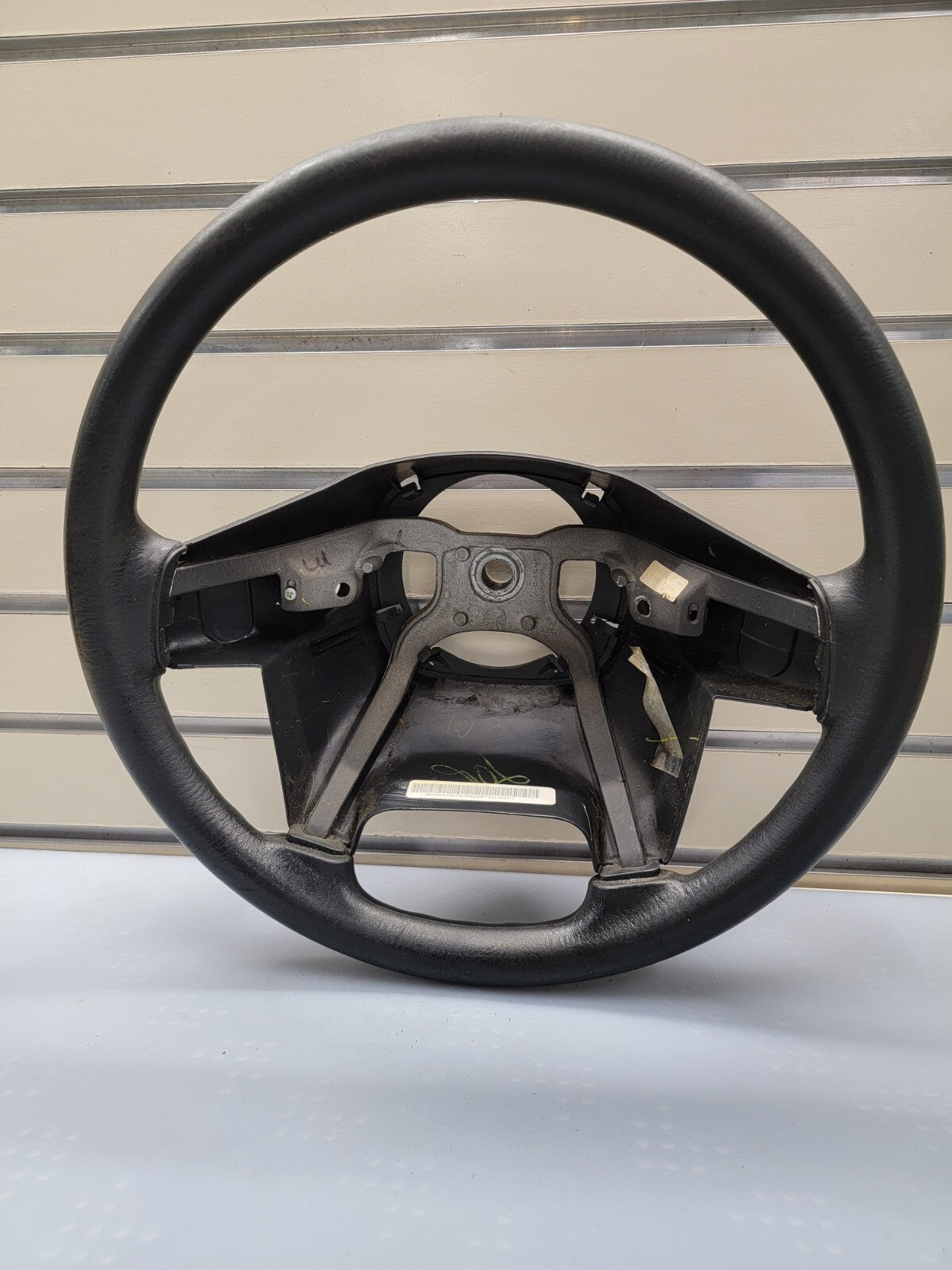 🔥2003-2006 Jeep TJ Wrangler Black LEATHER Steering Wheel Factory Black
