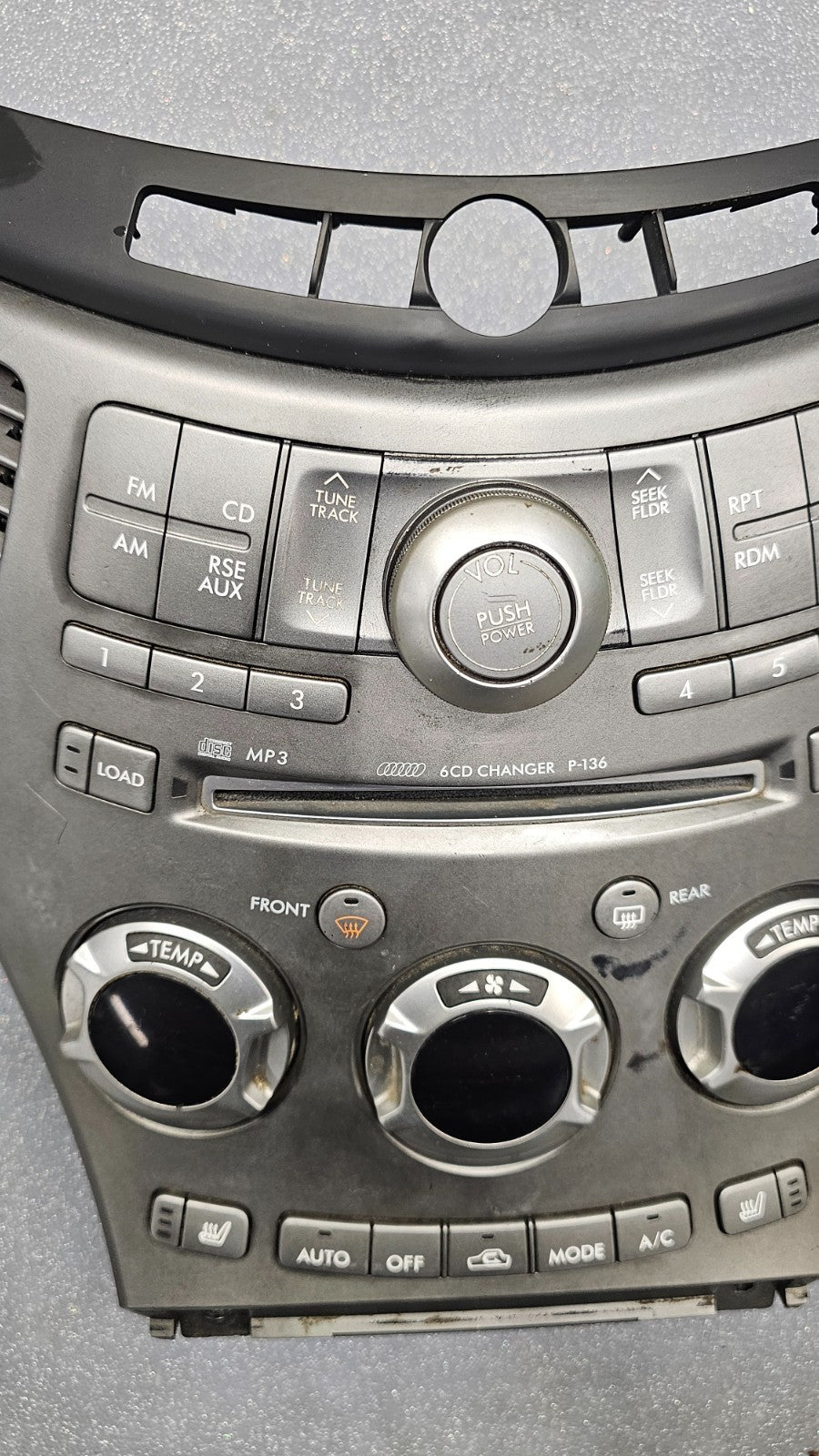 🔥06-10 Subaru Tribeca Dash AM FM Radio Stereo Climate Temperature Control Panel