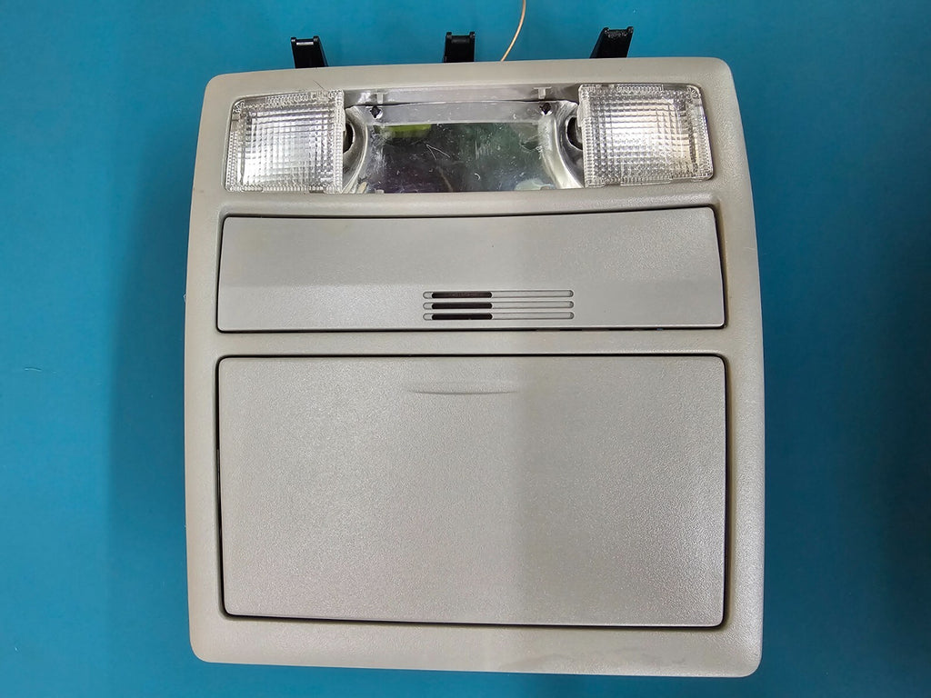 07-11 Toyota Camry Overhead Console Dome Map Light Lamp Storage Assembly LT GRAY