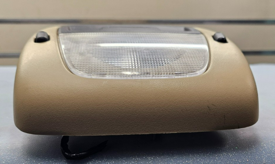 🔥02-10 Explorer Mountaineer Overhead Console Dome Map Light Lamp Storage TAN