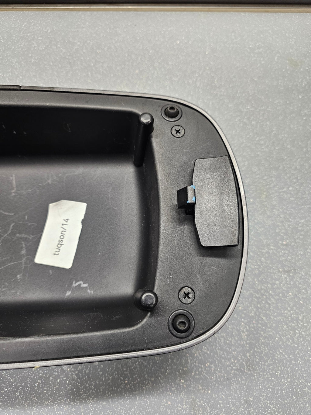 14-15 Tucson Front Floor Center Console Lid Cover Top Pad Armrest Storage Black