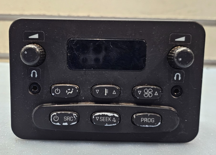 🔥03-06 Tahoe Yukon Suburban Rear Audio Radio Climate Control Switch Panel Black