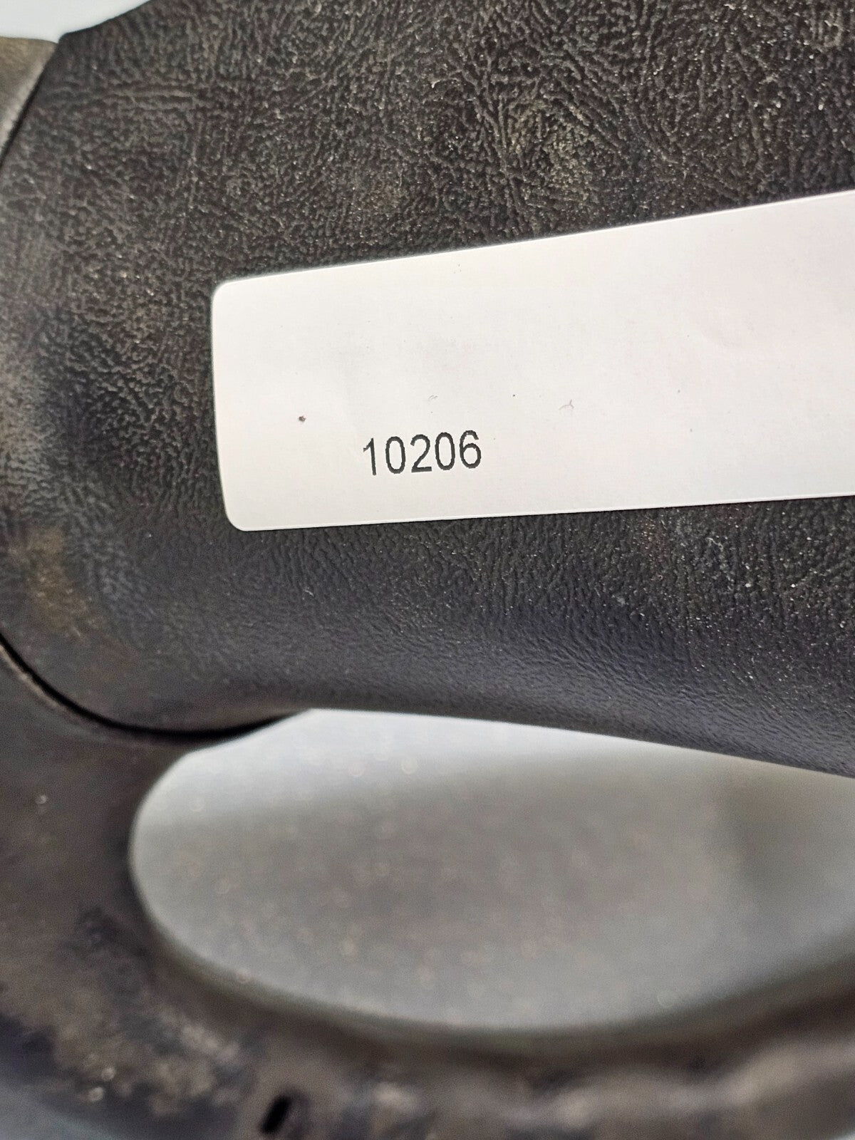 🔥92-96 Bronco F150 F250 F350 Left Driver Steering Wheel Cover Leather Black OEM