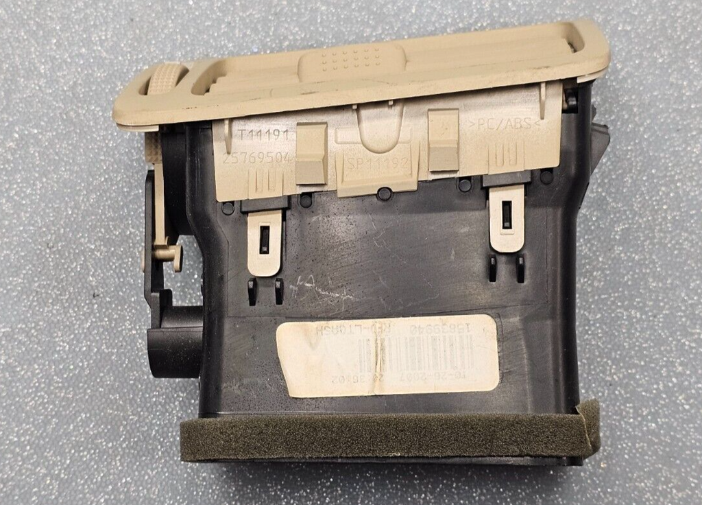 🔥06-11 Buick Lucerne Dash Air vent Heater Conditioning Right Passenger Tan OEM