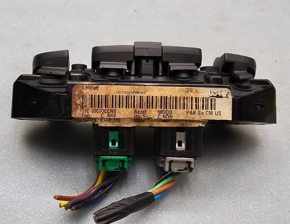 🔥07-08 Equinox Front Left Driver Master Door Window Power Switch Assembly Gray