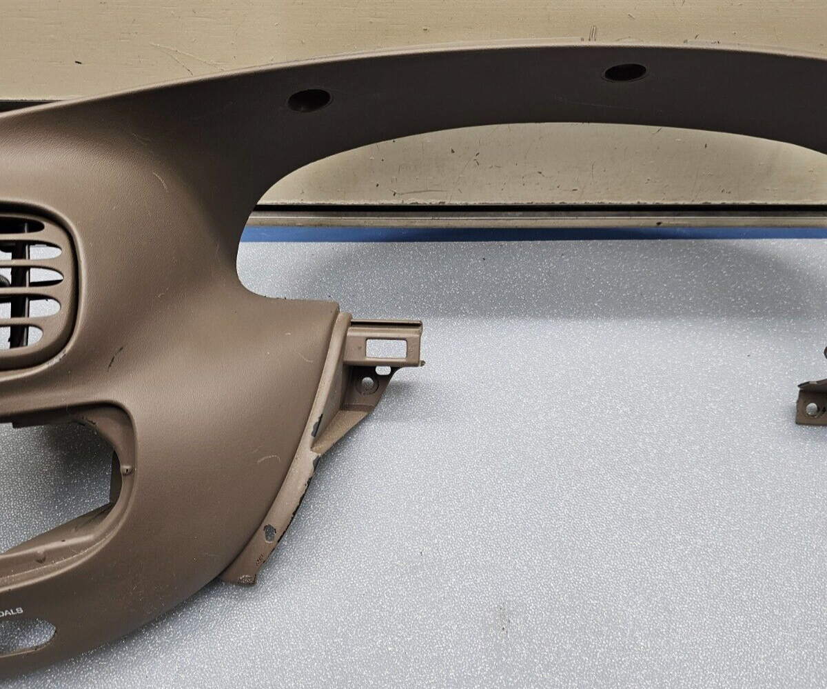 🔥97-03 Ford F150 Dash Speedometer Instrument CLUSTER Bezel Trim Panel TAN C13