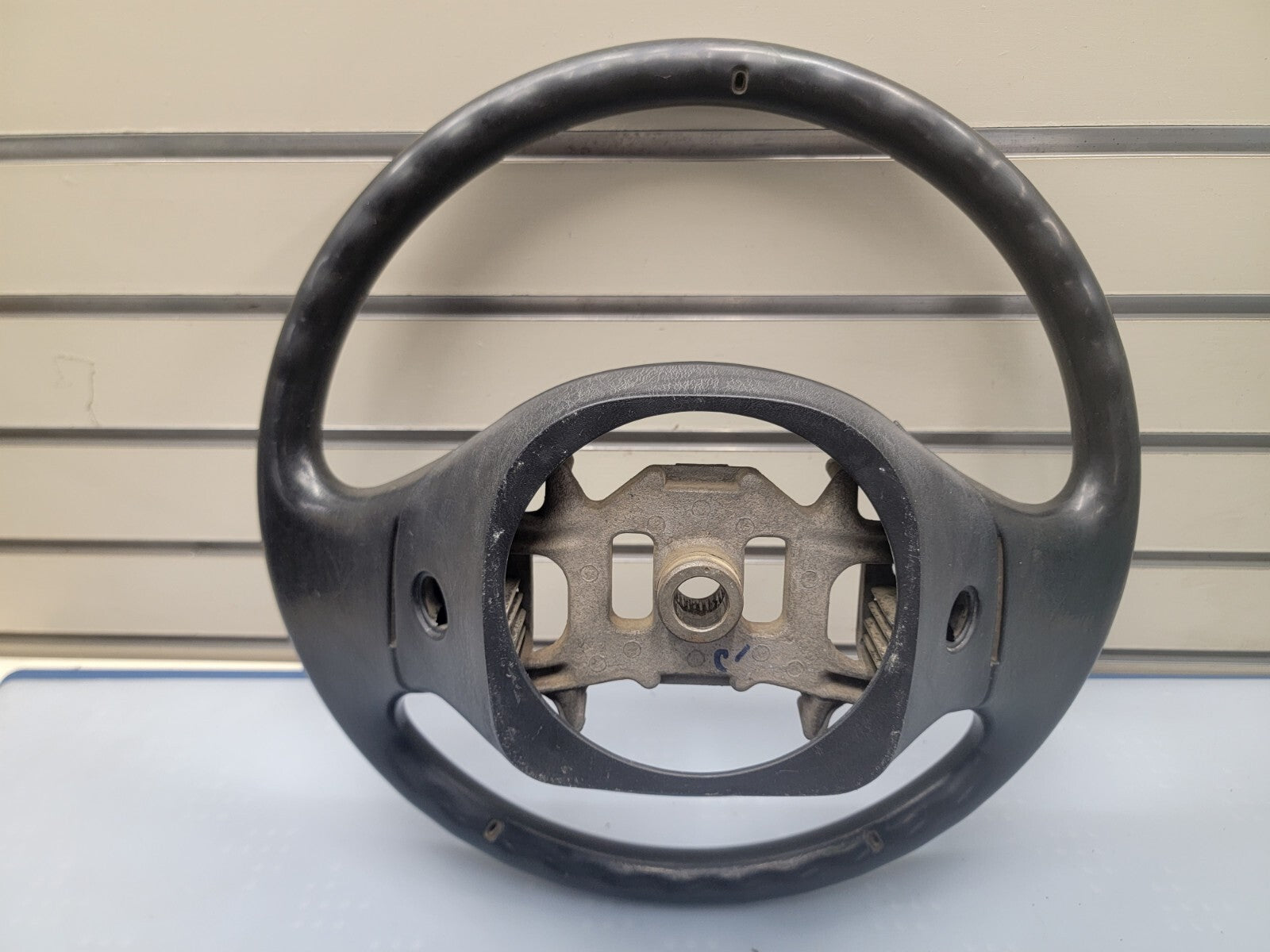 🔥1997-2003 Ford F-150 Leather Steering Wheel Cruise Dash Black