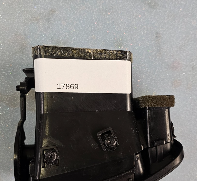 01-06 Acura MDX Dash Left Driver Master Air Vent Filter Heater Conditioner Black