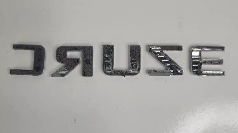 🔥11-15 Chevrolet Cruze trunk emblem badge decal letters Stock chrome rear OEM
