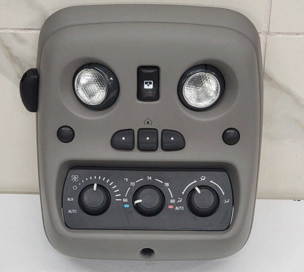 🔥03-06 Escalade Tahoe Yukon OVERHEAD ROOF CONSOLE/MAP    GRAY