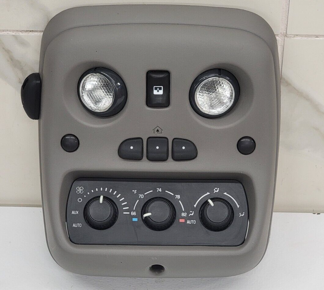 🔥03-06 Escalade Tahoe Yukon OVERHEAD ROOF CONSOLE/MAP    GRAY