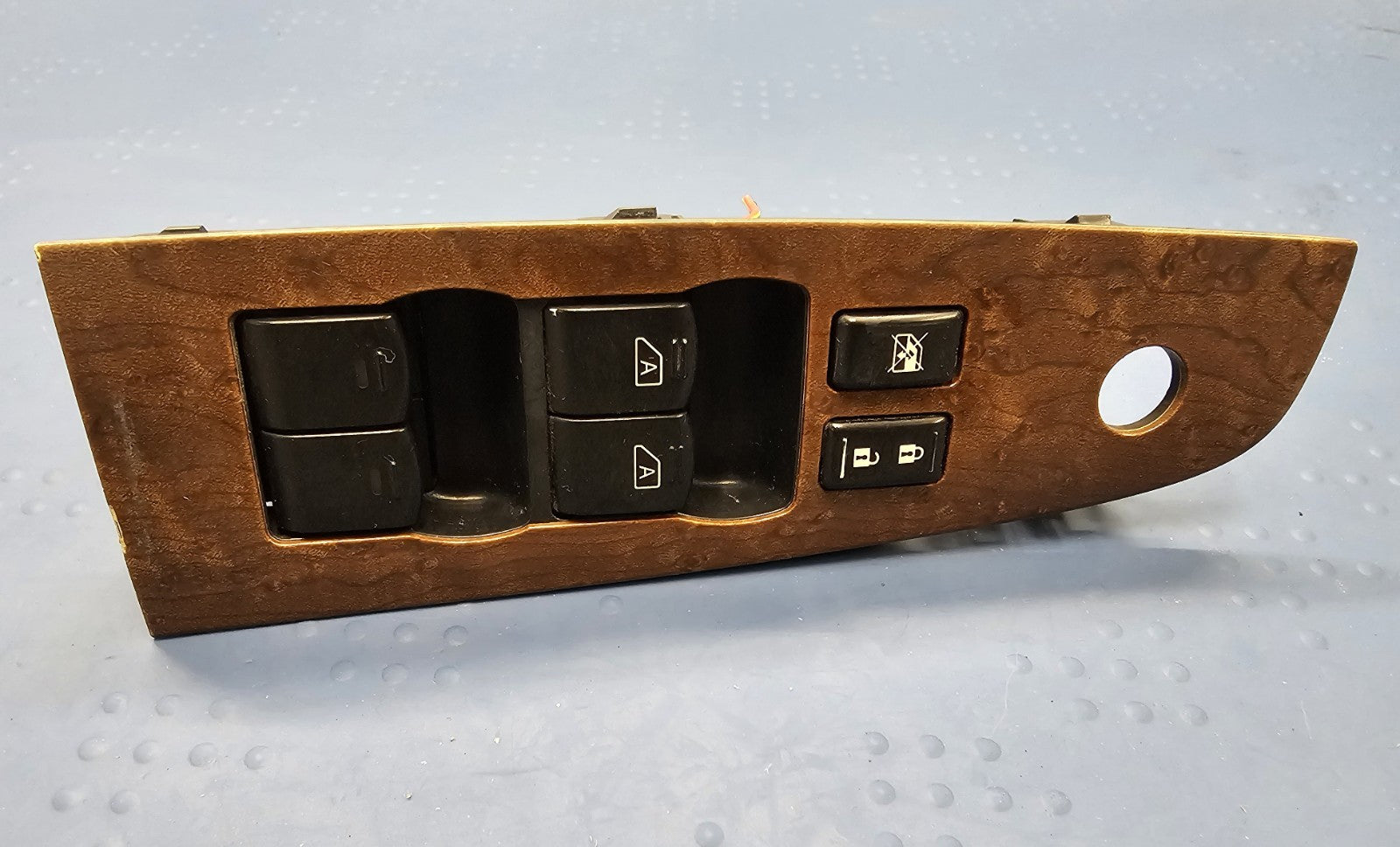 🔥07-12 ALTIMA LEFT DRIVER MASTER POWER WINDOW DOOR CONTROL SWITCH ASSEMBLY WOOD