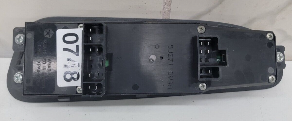 05-08 Dodge Ram 1500 Driver Left Door Master Power Window Switch BLACK WS30