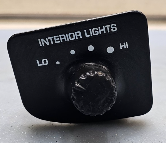 🔥95-99 SATURN SC/SL/SW Instrument Panel/Interior Lamp dimmer Switch black OEM