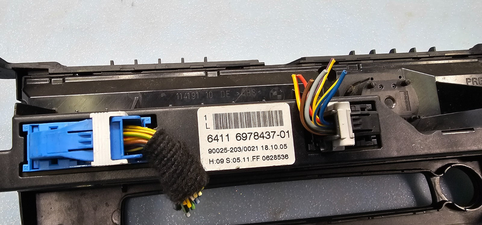 🔥08-10 BMW 5 SERIES AC HEATER TEMPERATURE CLIMATE CONTROL AIR CONDITIONER BLACK
