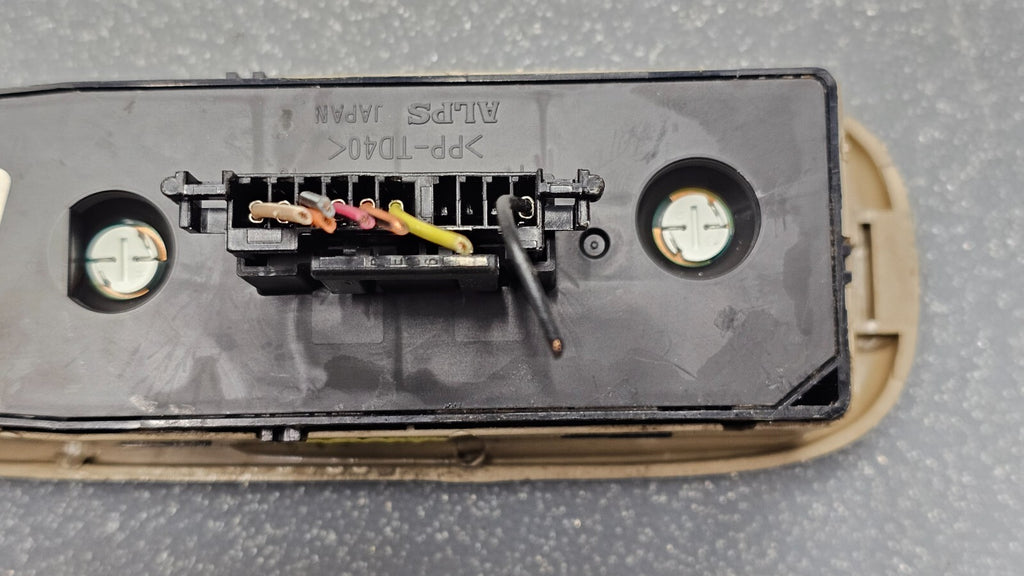 🔥00-05 Buick Lesabre Left Driver Master Power Window Switch Assembly Tan OEM