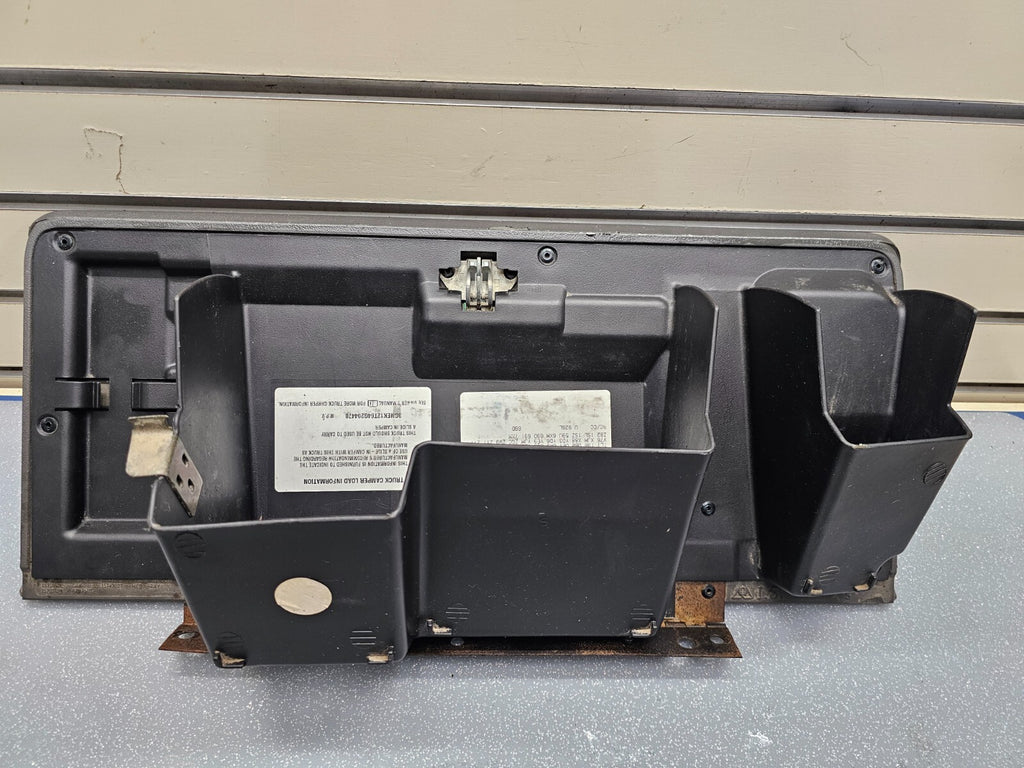 99-06 SILVERADO SIERRA Dash GLOVE BOX Storage Compartment Assembly DARK GRAY G3