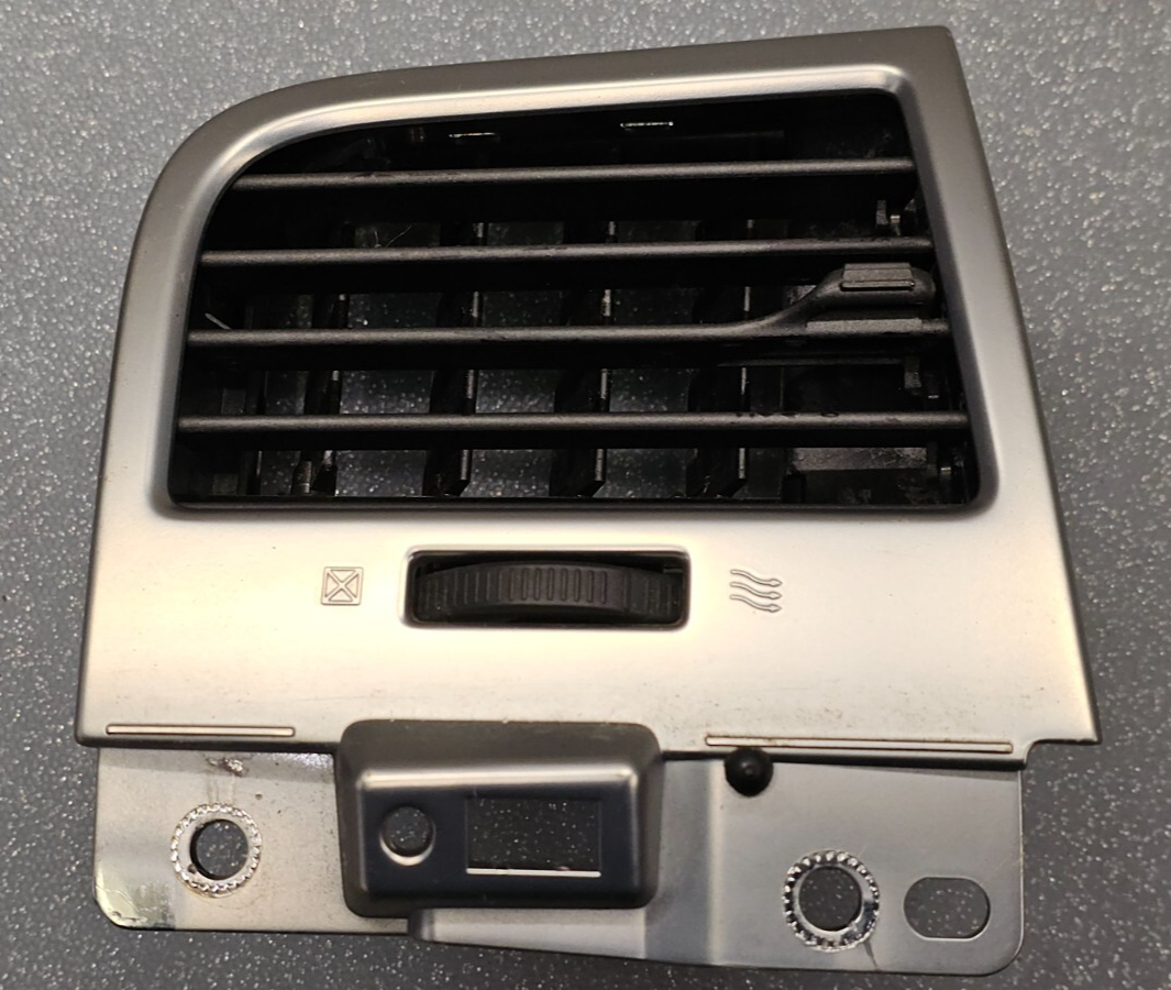 🔥09-12 LINCOLN MKS DASH RIGHT PASSENGER AIR VENT A/C AC HEATER PANEL SILVER