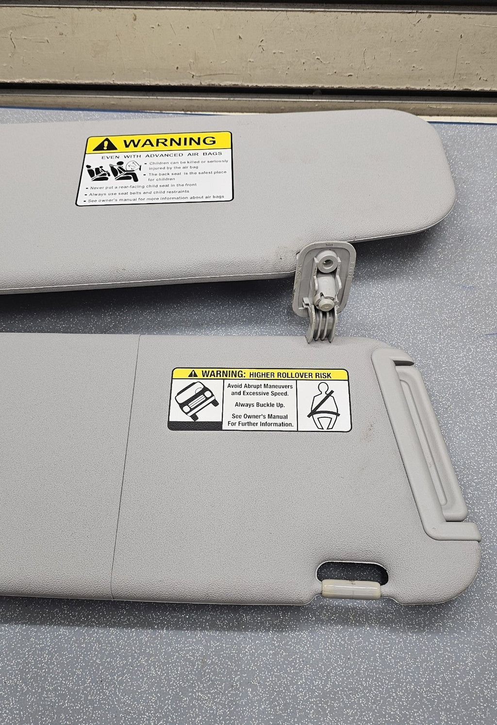 🔥07-12 Mazda CX-7 Sun Visor Left Driver Master Right Passenger RH LH Set OEM
