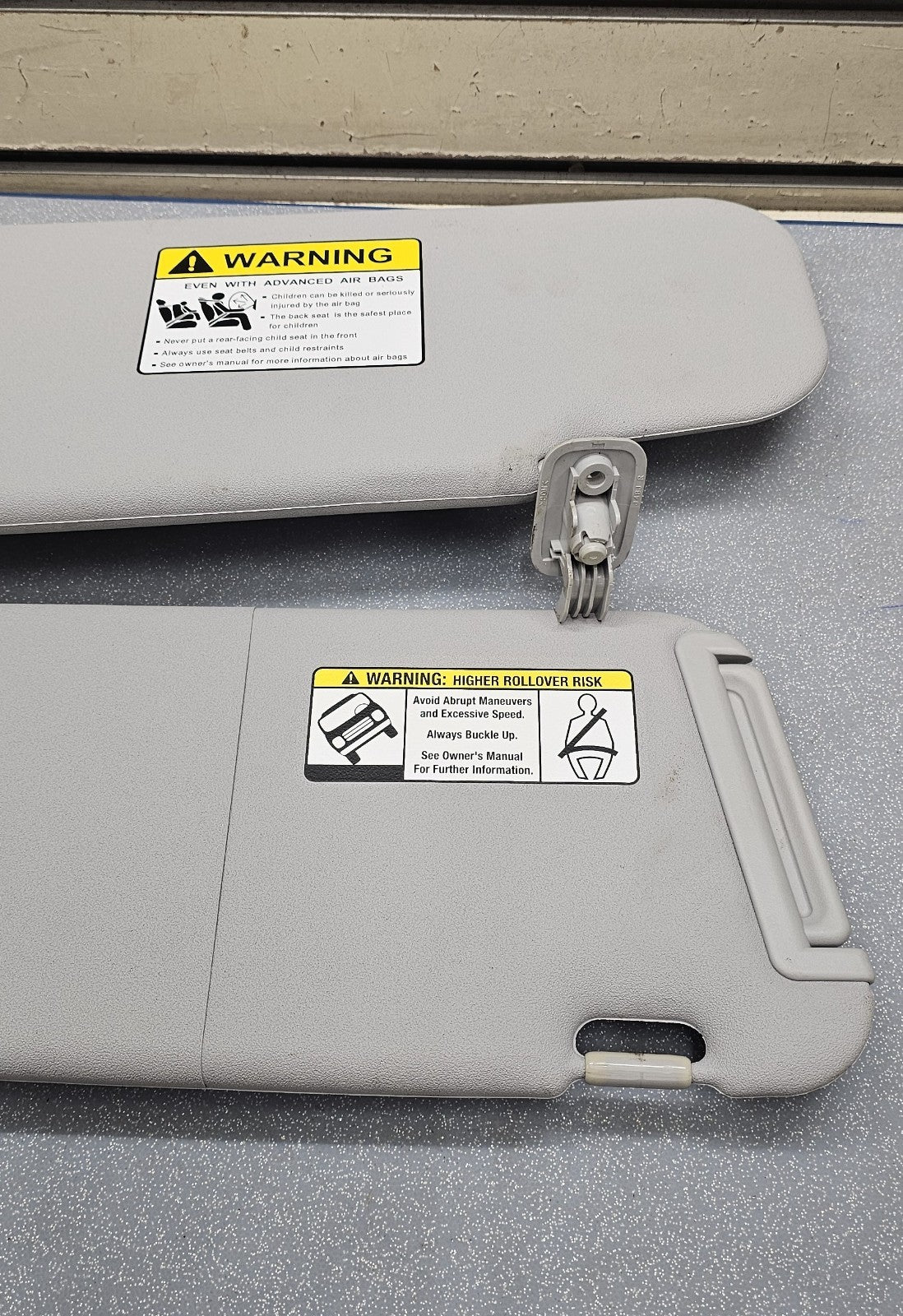 🔥07-12 Mazda CX-7 Sun Visor Left Driver Master Right Passenger RH LH Set OEM